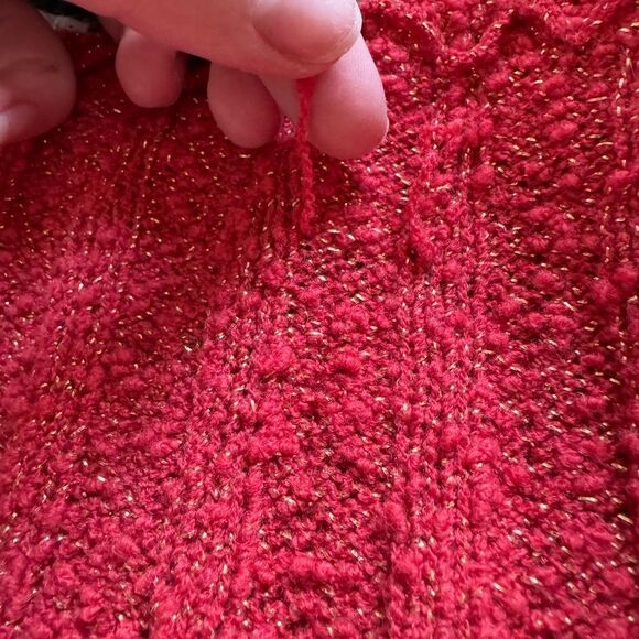 VINTAGE 60s Two Piece Handmade Red Skirt and Top - Picture 7 of 12